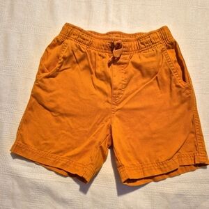 Tea Collection boys size 10 orange shorts play condition for popped stitches
